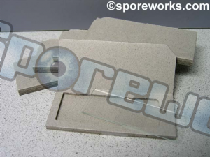 Microscopy Slide Kit : slides, cover glass, protective cardboard mailer
