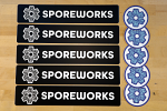 Sporeworks Original Logo Sticker Mix Set (10 pack)