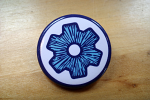Sporeworks Original Logo Button 1.25" - Single Sporeworks Original Logo Button 1.25" - Single