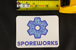 Sporeworks Original Logo Sticker 4x3 Inch Sporeworks Original Logo Sticker 4x3 Inch