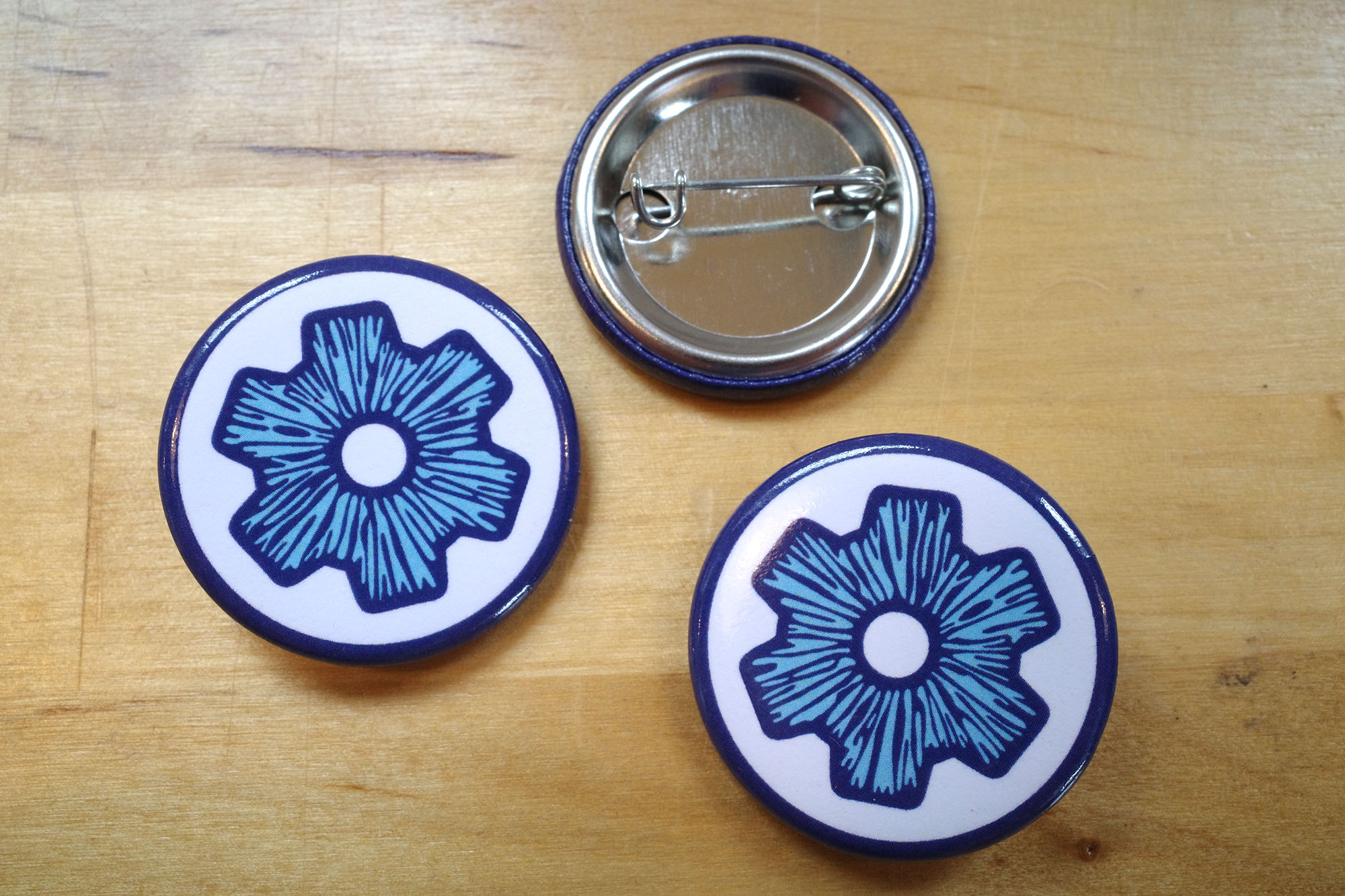 Sporeworks Original Logo Button 1.25" - Three Pack Sporeworks Original Logo Button 1.25" - Three Pack