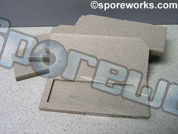 Microscopy Slide Kit : slides, cover glass, protective cardboard mailer Microscopy Slide Kit : slides, cover glass, protective cardboard mailer