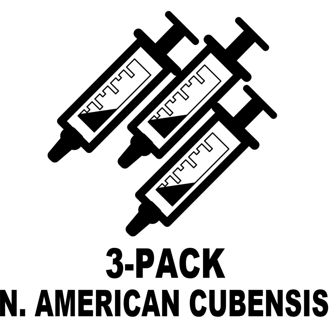 Spore Syringe Three Pack - Huautla, Oak Ridge, Treasure Coast